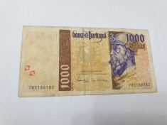 bancnota portugalia 1000 e 1998 foto
