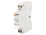 Contactor 2-polar 20A 220-230V AC/DC