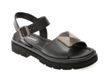 Sandale GRYXX negre, 220380, din piele naturala