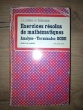 Exercices resolus de mathematiques