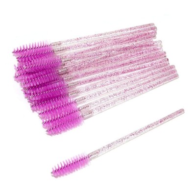 Periute pentru extensii de gene si sprancene - Set 20buc - Purple foto
