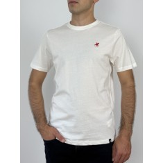 U.S. Grand POLO Tricou barbati cu logo brodat, Regular fit, din bumbac, Alb, L