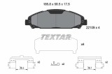 Set placute frana TEXTAR 2210901