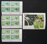 SOMALIA-TARANTULE-4 x 3 Val.+1 Colita**SOM 163A