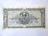 Rară! Ecuador 100 Sucres 1920 aUNC