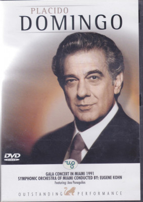 DVD Opera: Placido Domingo - Gala concert in Miami 1991 ( original, ca nou ) foto