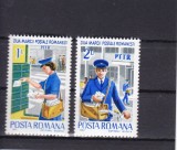 ROMANIA 1982 LP 1065 ZIUA MARCII POSTALE ROMANESTI SERIE MNH, Nestampilat