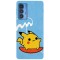 Husa compatibila cu Motorola G100 model Wave riding Pikachu, Silicon, TPU, Viceversa
