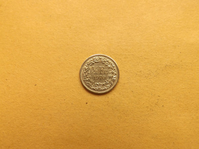 Elvetia 1/2 Franc 1970 foto