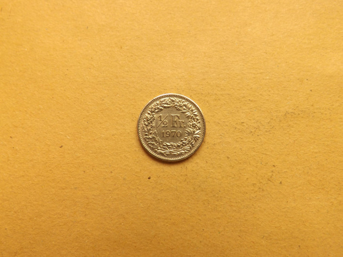 Elvetia 1/2 Franc 1970