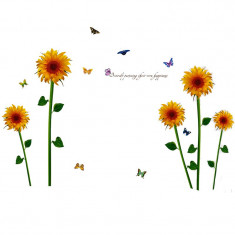 Sticker decorativ, Floarea soarelui, 150 cm, 785STK