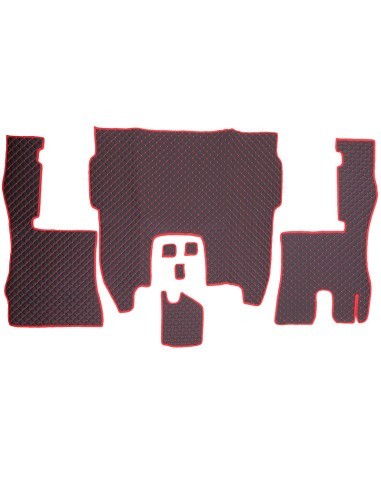 Set Covorase Piele Ecologica Truck Umbrella Pentru Scania Seria R 450-500 Euro 6 Cutie Automata Negru