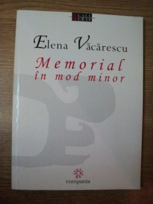 MEMORIAL IN MOD MINOR de ELENA VACARESCU foto