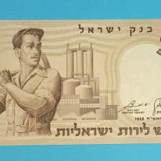 Israel 5 Lirot 1958 'Muncitor' UNC serie: 408847