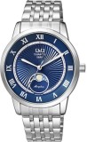 Ceas Barbati, Q&amp;Q, Moonphase QZ10J218Y - Marime universala