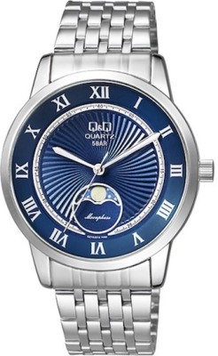 Ceas Barbati, Q&amp;amp;Q by Citizen, Moonphase QZ10J218Y - Marime universala foto