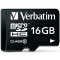 Card Memorie microSDHC Verbatim, 16Gb, Clasa 10 / UHS-1 U1, Cu Adaptor