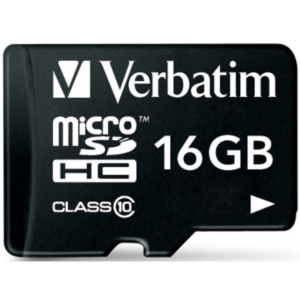 Card Memorie microSDHC Verbatim, 16Gb, Clasa 10 / UHS-1 U1, Cu Adaptor