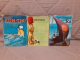 AKU AKU/EXPEDITIA KON TIKI/EXPEDITIILE RA-THOR HEYERDAHL (3 VOL)