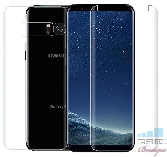 Folie Protectie Display si Capac Baterie Spate Samsung Galaxy S8 G950 Folie Protectie Display si Capac Baterie Spate Samsung Galaxy S8 G950