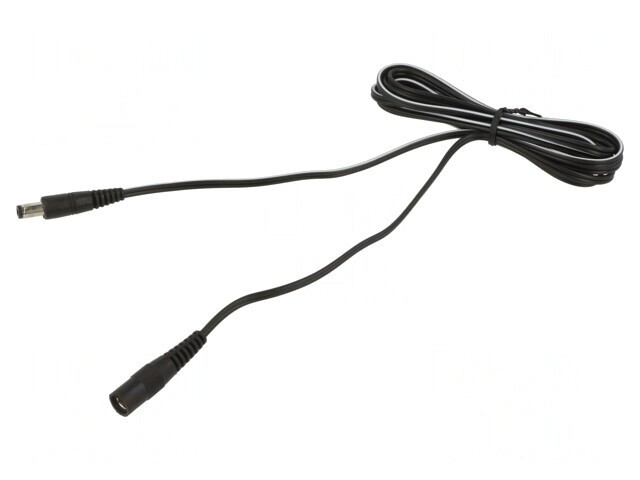 Cablu DC 5,5/2,1 la 5,5/2,5 Negru