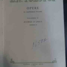 Opere Vol.5: Razboi Si Pace - Vol Ii - L.n.tolstoi ,541803