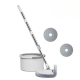 Mop Rotativ Dreamramp, Auto-Spălare, 2 Rezerve, Curăță Plinte &amp; Colțuri, Compartimente Apă Curată &amp; Murdară, Robinet de Scurgere