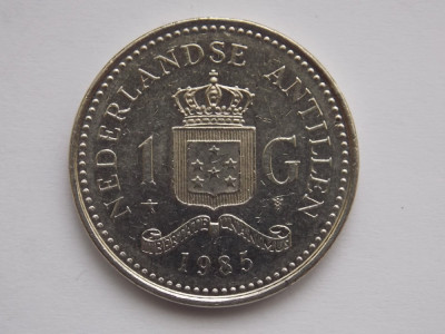 1 GULDEN 1985 ANTILELE OLANDEZE foto