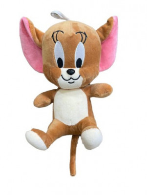 Jucarie de plus Tom and Jerry, Jerry, 40 cm personaj tip Disney 3+ ani foto