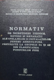 Mitroi Constantin - Normativ de intretineri si reparatii (1974)