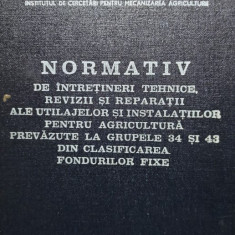 Mitroi Constantin - Normativ de intretineri si reparatii (1974)