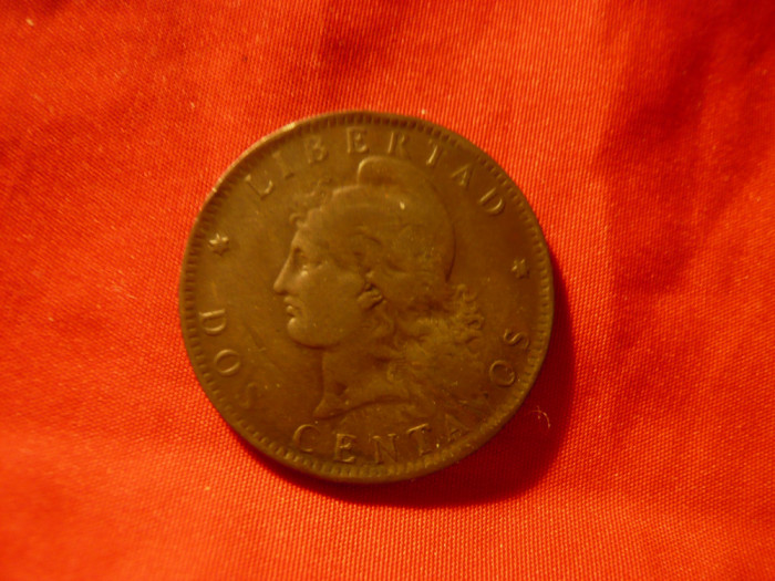 Moneda Argentina 1891 2 centimos bronz , cal. Buna