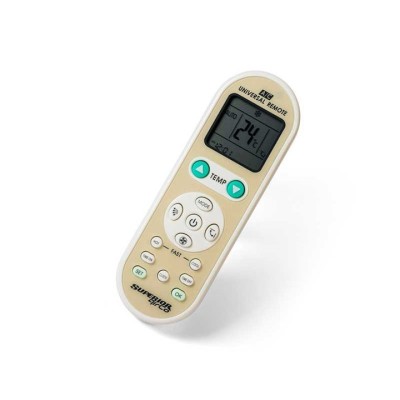 Telecomanda pentru aer conditionat, Superior, Universala, 150 x 23 x 50 mm, Crem foto