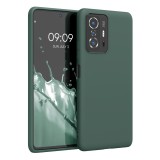 Husa pentru Xiaomi 11T / 11T Pro, Silicon, Verde, 56245.169, kwmobile, Carcasa