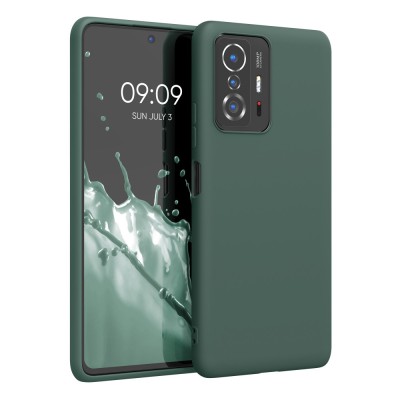Husa pentru Xiaomi 11T / 11T Pro, Silicon, Verde, 56245.169, kwmobile foto