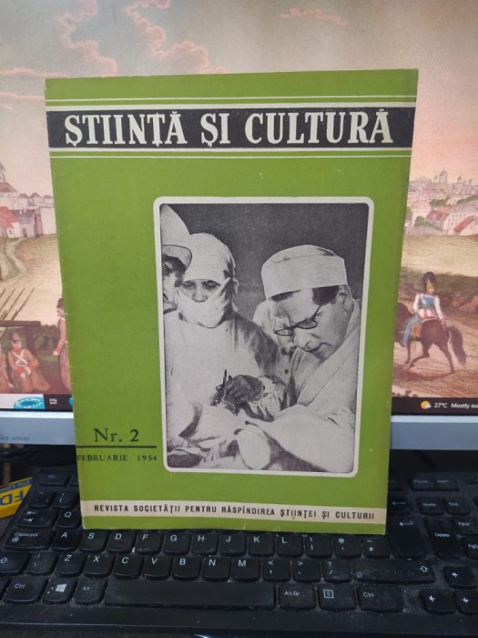 Știință și cultură nr. 2 1954, Moldova Sovietică; Pavlov; Rudolf Palocsay, 137