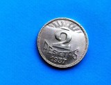 2 Pesetas 1937 Spania-AUNC-RAR!!