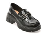 Cumpara ieftin Mocasini FLAVIA PASSINI negri, 5672, din piele naturala lacuita