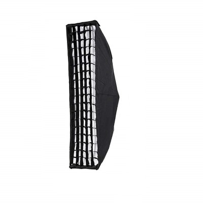 Softbox 22x90cm cu deschidere tip umbrela grid si montura Bowens foto