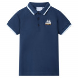 Tricou polo pentru copii, albastru &icirc;nchis, 128