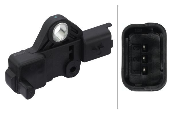 HELLA 6PU 009 146-741 Senzor impulsuri, arbore cotit
