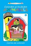 Coloram și &icirc;nvățăm Animalele. Carte de colorat - Paperback - Flory Preda - Pescăruș