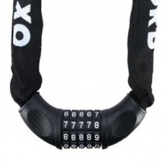 Lanț anti-furt cu lacăt Combi Chain6 OXFORD colour black 900mm chain link 6mm