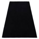 Covor BUNNY negru, 160x220 cm, Dreptunghi, Poliester