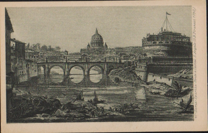 Carte Postala - Roma - Sparita - Ponte e Castel S. Angelo &quot;CP43&quot;