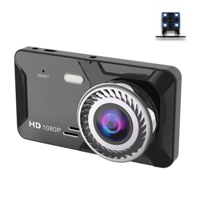 Camera dubla auto DVR, Full HD, inregistrare automata, H309 foto