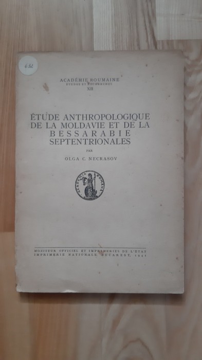 Olga Necrasov Studiu de antropologie Bucovina Basarabia 1941 biopolitica eugenie