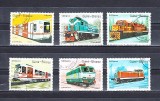 A12 S5 6 - Timbre foarte vechi - Guineea Bissau - trenuri, Transporturi, Stampilat