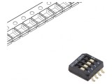 Comutator DIP-SWITCH 4 Secțiuni OFF-ON 24VDC