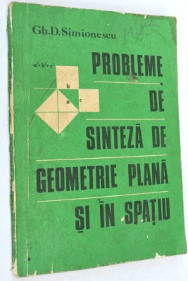 Probleme de sinteza de geometrie plana si in spatiu foto
